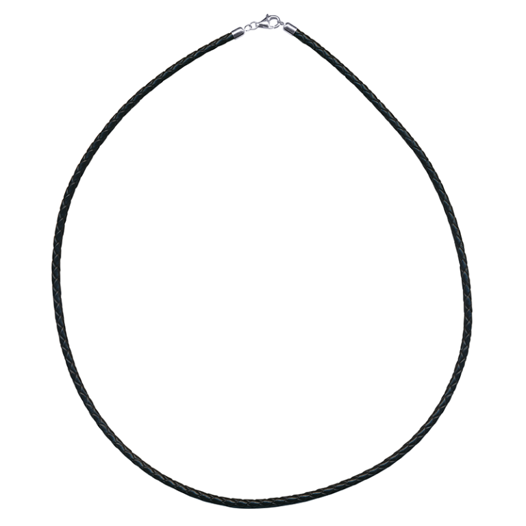 NL3 – 3mm Leather Necklet With S/S Clasp